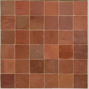 Zellij Baked Clay Terracotta 4X4 Wall Tile