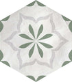Marco Sapphire Deco Hexagon Porcelain Tile