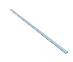 Harmony Peaceful Blue Ceramic .5X10 Pencil Trim