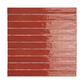 Lines Van Dyke Brown Glossy 2x20 Wall Tile