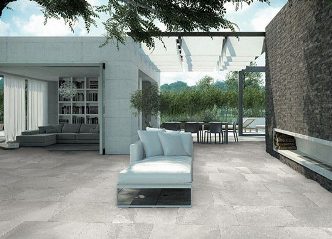Laminae Smoke Porcelain 24X24 2CM Paver