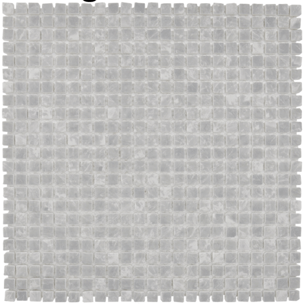 Deco Mini 1X1 Grey Tumbled Mosaic