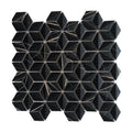 Deco Bardiglio 3D Rhomboid Mosaic