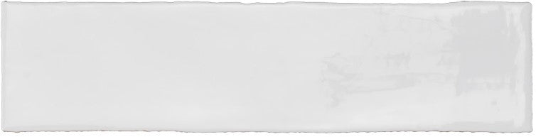 Lines Titanium White Glossy 3X12 Wall Tile