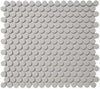 GetAround Penny Round Tile | Grey Matte | 12x12 Sheet - Mission Stone & Tile