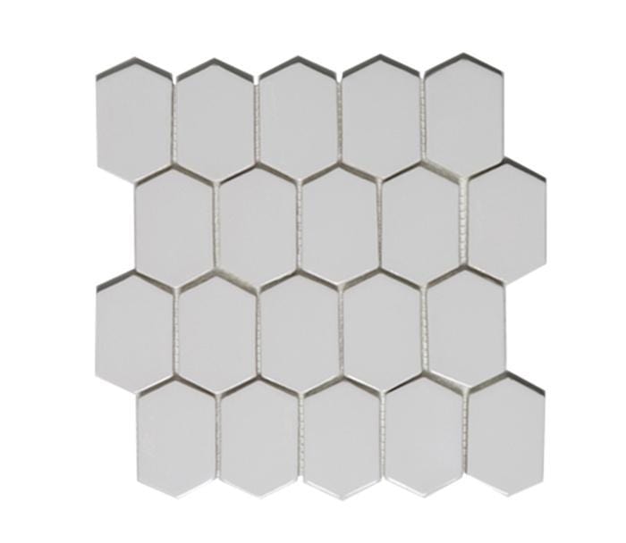 Whisper White | Mod Picket Mosaic | The Essentials | Tile 10"x11"