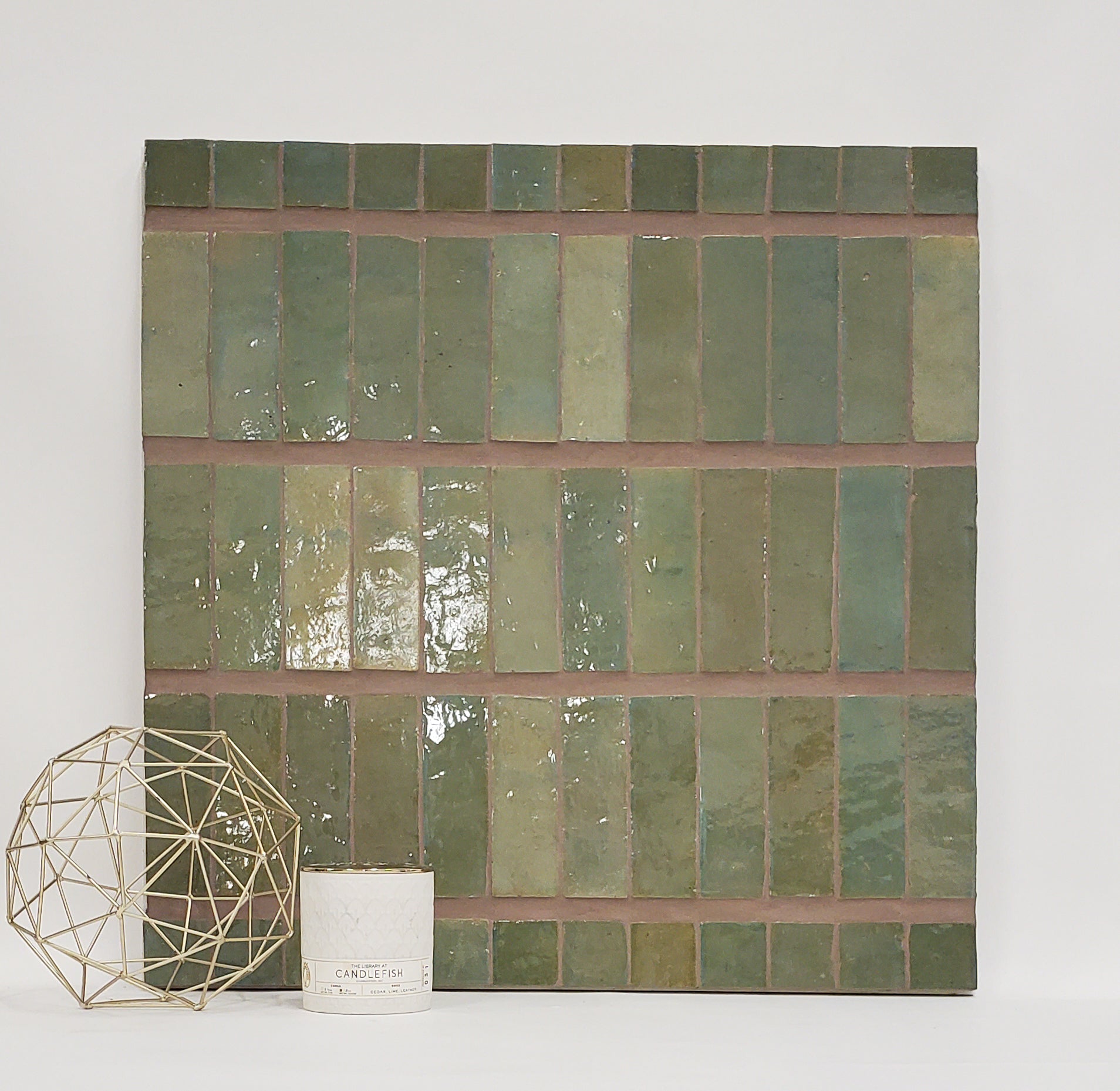 Zellij Reseda Terracotta 2X6 Wall Tile