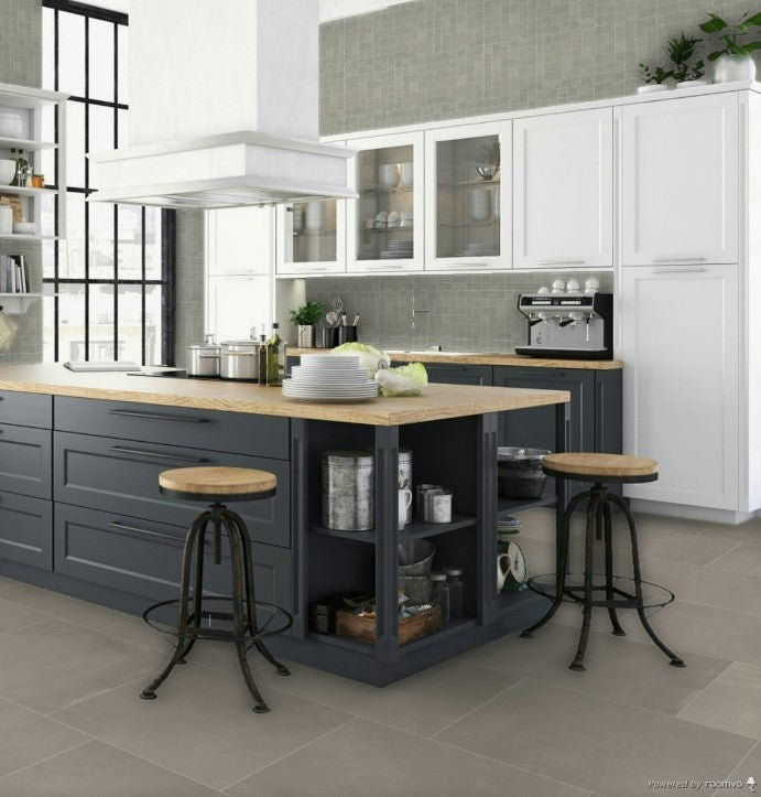 Easton Pewter Natural Porcelain 24X24 Tile