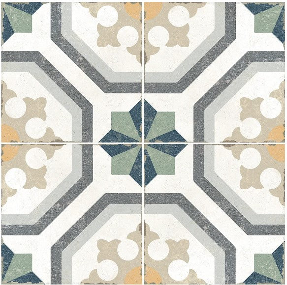 Imperial Almas Deco Porcelain 8X8