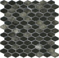 Elements Silver Hexagon Glass Mosaic