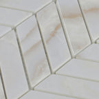 Monument Aria Chevron Inkjet Glass Mosaic