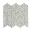 Monument Aria Chevron Inkjet Glass Mosaic
