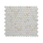 Monument Aria Penny Round Inkjet Glass Mosaic
