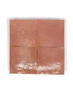 Zellij Baked Clay Terracotta 4X4 Wall Tile