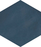 Marco Sapphire Solid Hexagon Porcelain Tile