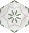 Marco Emerald Deco Hexagon Porcelain Tile