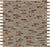 Elements Copper Mini-Brick Glass Mosaic