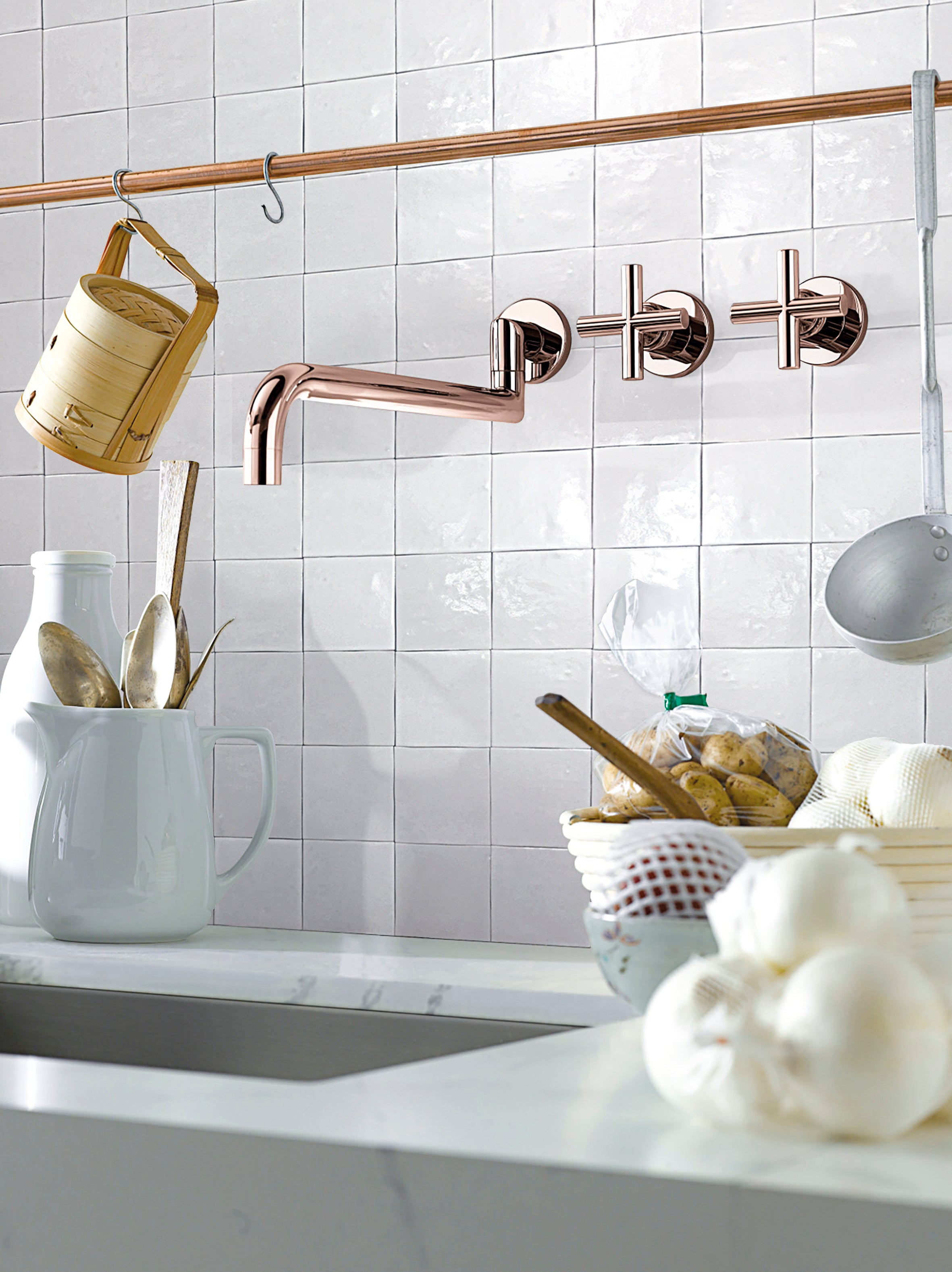Imperial Cotton Ceramic 4x4 Wall Tile
