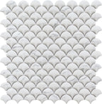 Eternal Carrara Curve Appeal Glass Mosaic