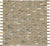 Elements Gold Mini-Brick Glass Mosaic