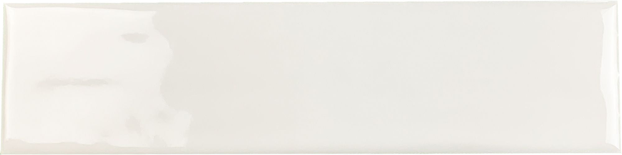 Handmolded White Glossy 3X12 Ceramic Wall Tile