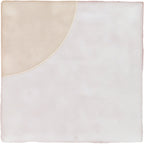 Harmony Cloud White Coda 5X5 Ceramic Wall Tile