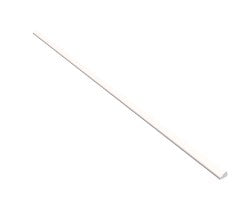 Harmony Cloud White Ceramic .5X10 Pencil Trim
