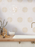 Harmony Cloud White Coda 5X5 Ceramic Wall Tile