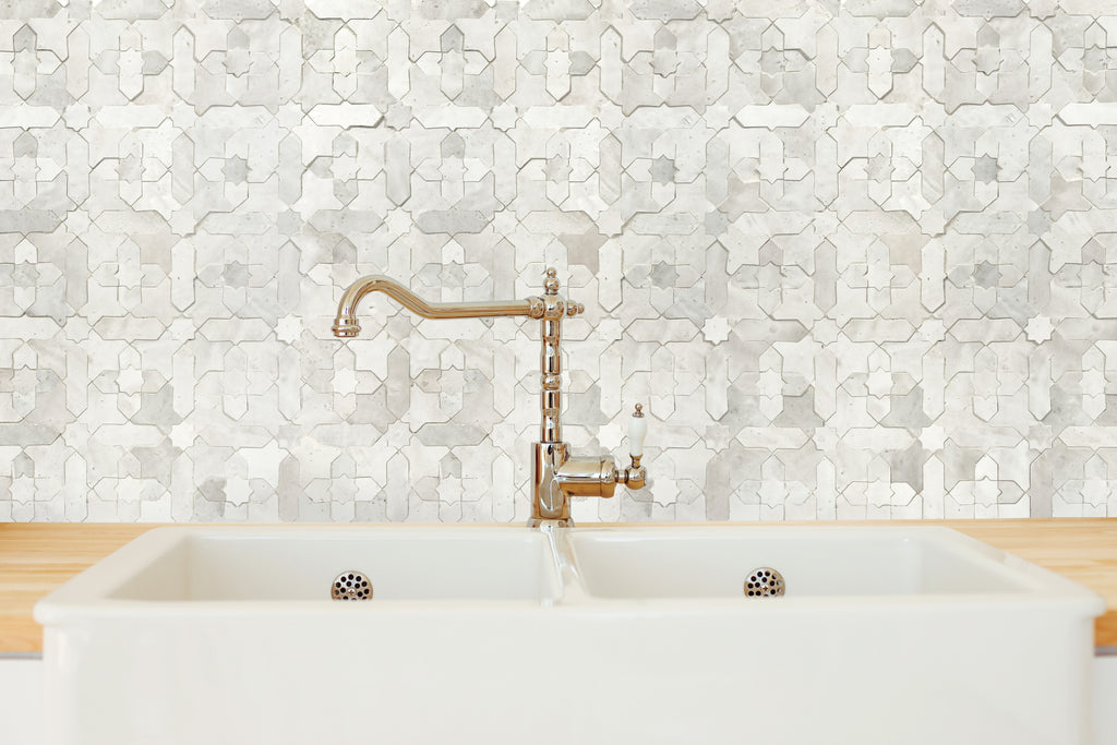 Zellij Tic Tac Toe Terracotta Mosaic