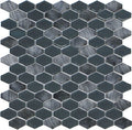 Elements Indigo Mini-Brick Glass Mosaic