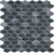 Elements Indigo Hexagon Glass Mosaic