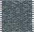 Elements Indigo Mini-Brick Glass Mosaic