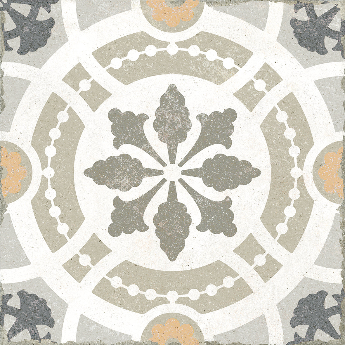 Imperial Interlace Deco Porcelain 8X8