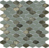 Elements Jade Hexagon Glass Mosaic