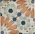 Kaleidoscope Blossom 8X8 Porcelain Tile