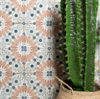 Kaleidoscope Blossom 8X8 Porcelain Tile