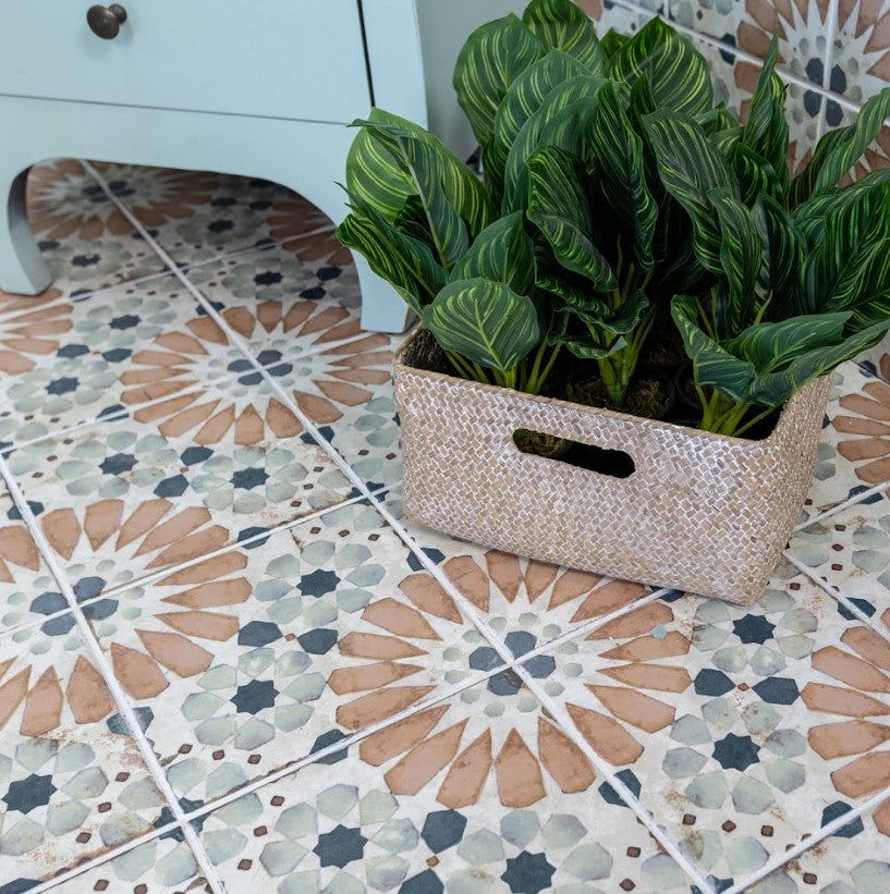 Kaleidoscope Blossom 8X8 Porcelain Tile