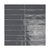 Lines Charcoal Glossy 3X12 Wall Tile