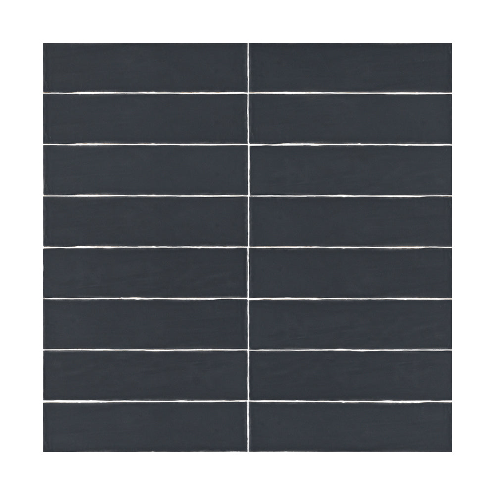 Lines Charcoal Matte 3X12 Wall Tile