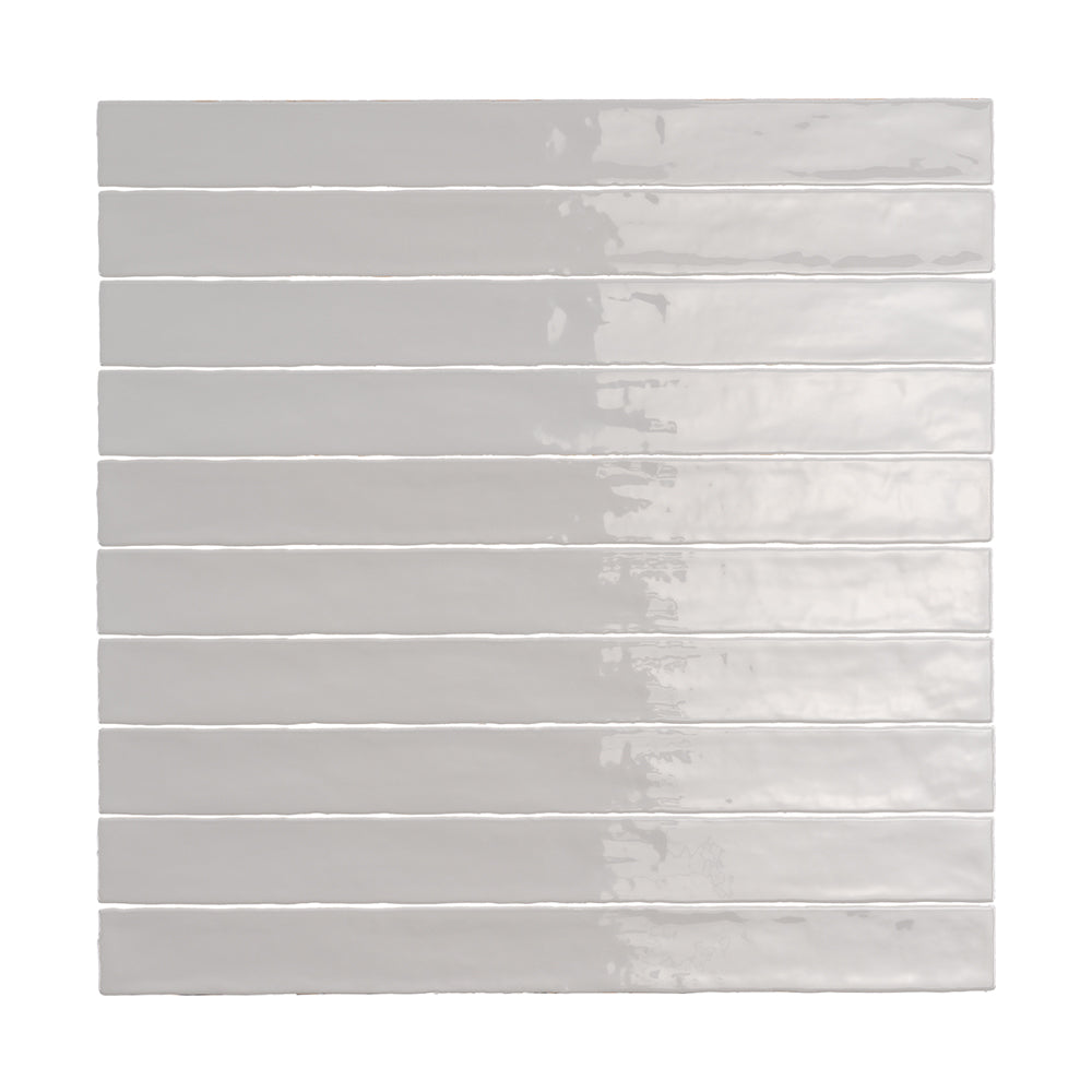 Lines Payne Grey Glossy 2x20 Wall Tile