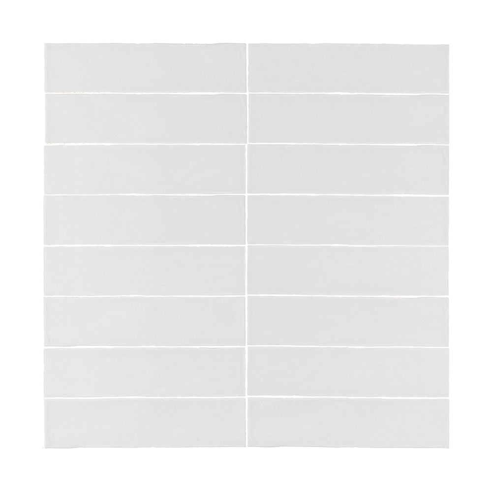 Lines Titanium White Matte 3X12 Wall Tile