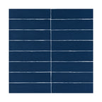 Lines Prussian Matte 3X12 Wall Tile