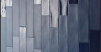 Lines Prussian Matte 3X12 Wall Tile