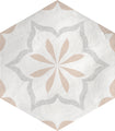 Marco Sapphire Deco Hexagon Porcelain Tile
