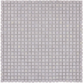 Deco Mini 1X1 White Iridescent Tumbled Mosaic