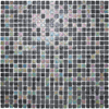 Deco Mini 1X1 Dark Iridescent Tumbled Mosaic