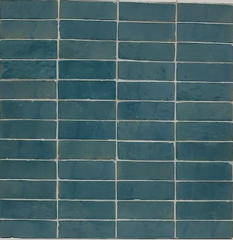 Zellij Persian Blue Terracotta 2X6 Wall Tile