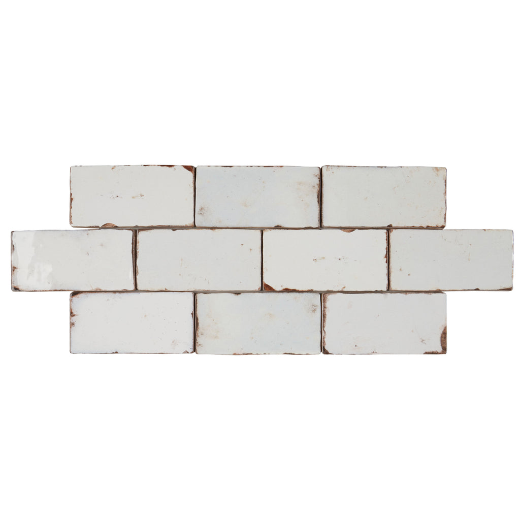 Kaleidoscope Alabaster 3X6 Ceramic Wall Tile