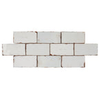 Kaleidoscope Alabaster 3X6 Ceramic Wall Tile