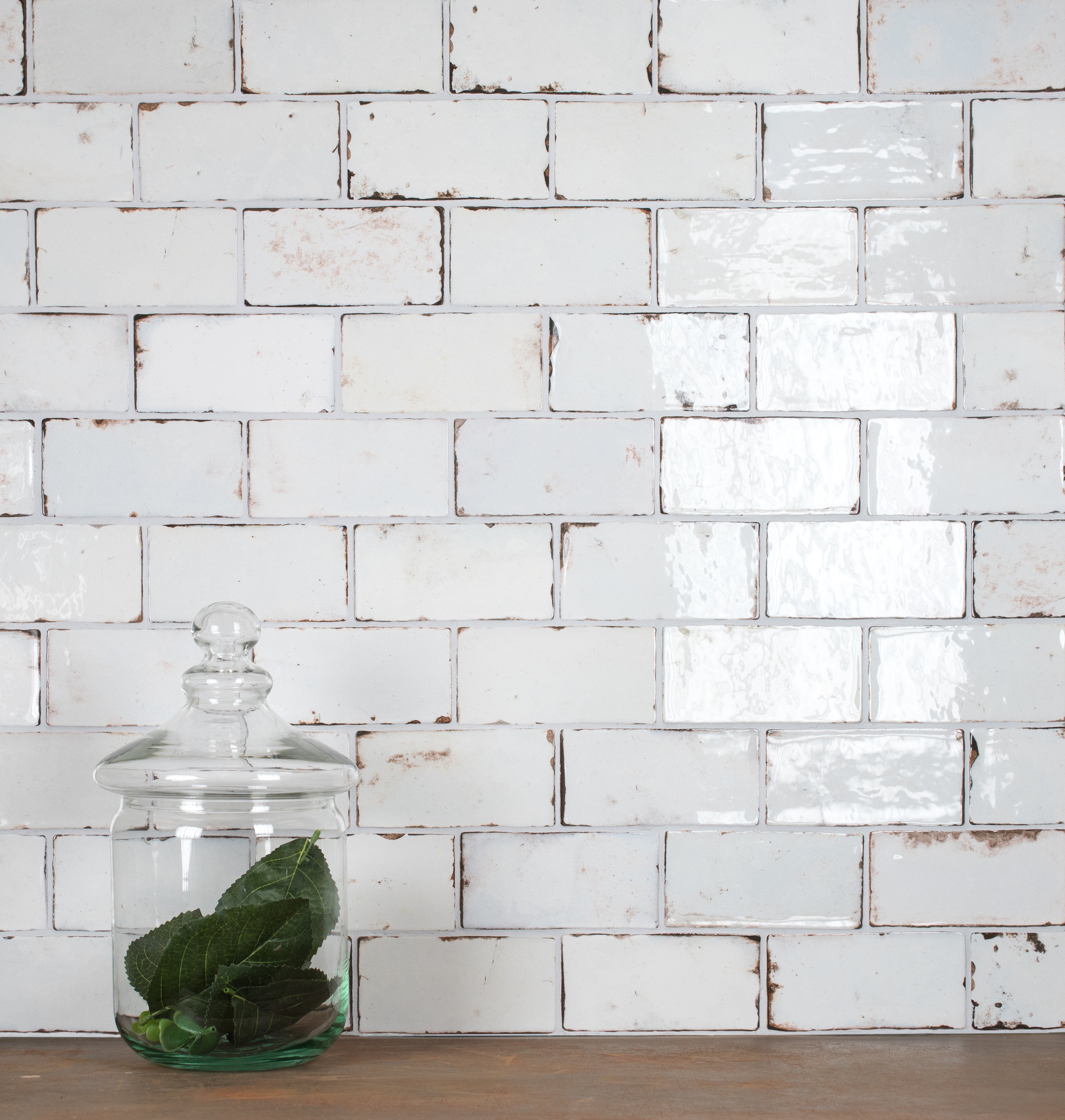 Kaleidoscope Alabaster 3X6 Ceramic Wall Tile
